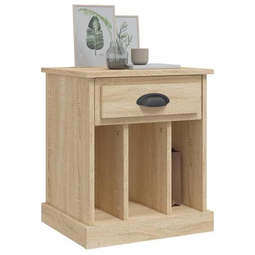Sengeborde 2 stk. 43x36x50 cm sonoma-eg
