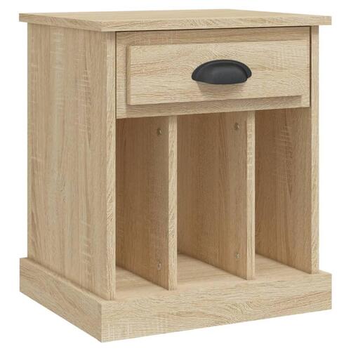 Sengeborde 2 stk. 43x36x50 cm sonoma-eg
