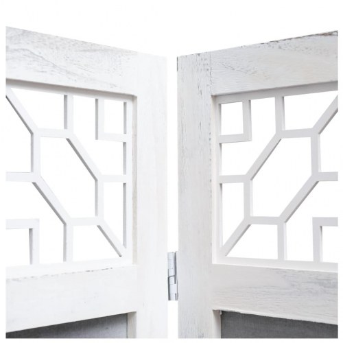 5-panels rumdeler 175 x 165 cm stof grå