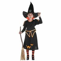 Kostume til børn Carol Heks (4 Dele) 7-9 år