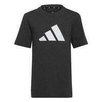 Børne Kortærmet T-shirt Adidas Future Icons Sort 15-16 år