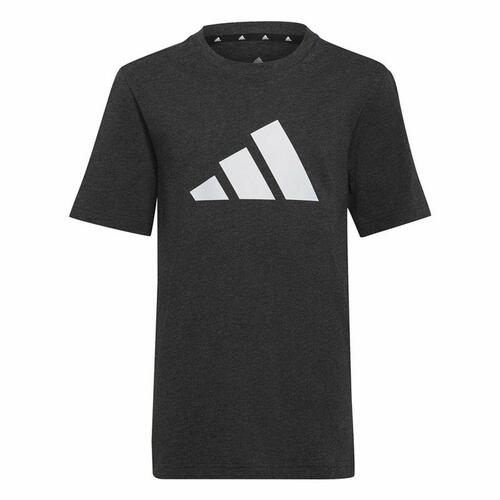 Børne Kortærmet T-shirt Adidas Future Icons Sort 15-16 år