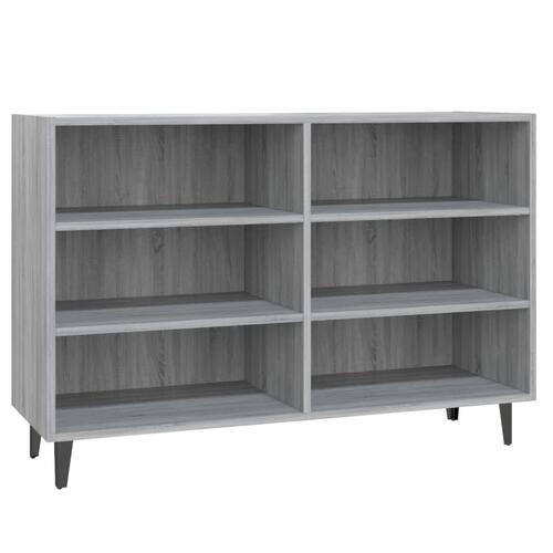 Skænk 103,5x35x70 cm konstrueret træ grå sonoma-eg