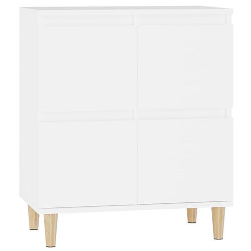 Skænk 60x35x70 cm konstrueret træ hvid