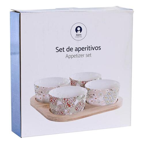 Snack bakke 19,7 x 19,7 x 1 cm Grøn Stentøj