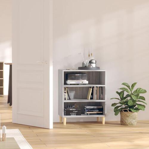Skænk 57x35x70 cm konstrueret træ grå sonoma-eg