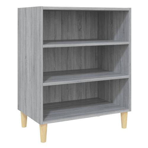 Skænk 57x35x70 cm konstrueret træ grå sonoma-eg