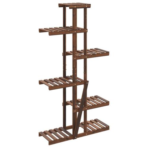 Blomsterstativ 175x25x140,5 cm massivt fyrretræ