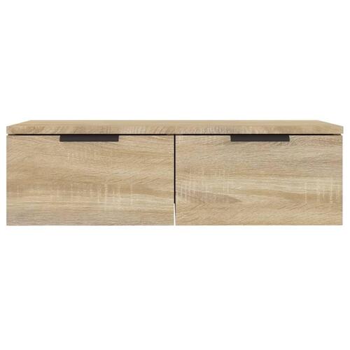 Vægskab 68x30x20 cm konstrueret træ sonoma-eg