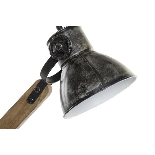 Bordlampe Træ Metal Vintage (17 x 50 x 80 cm)