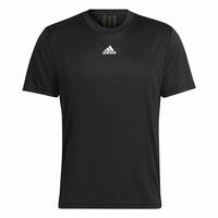 Kortærmet T-shirt til Mænd Adidas Aeroready HIIT Back Sort XS