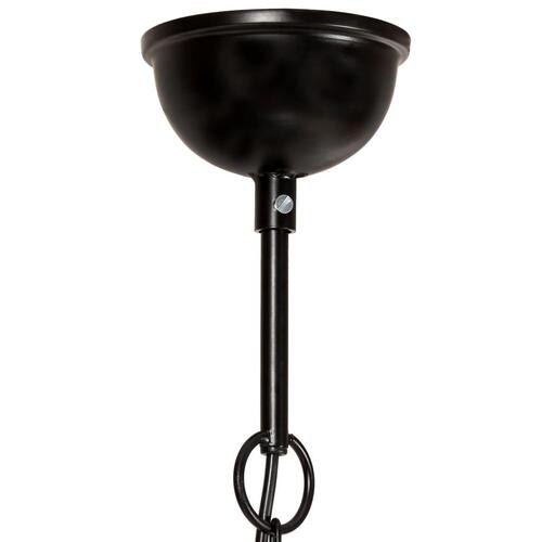 Industriel hængelampe 25 W rund 40 cm E27 mat sort