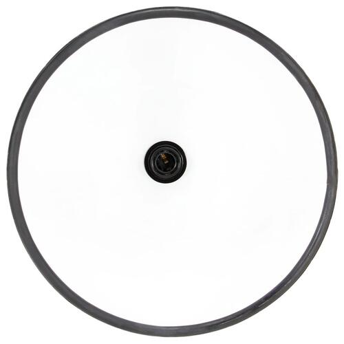 Industriel hængelampe 25 W rund 40 cm E27 mat sort