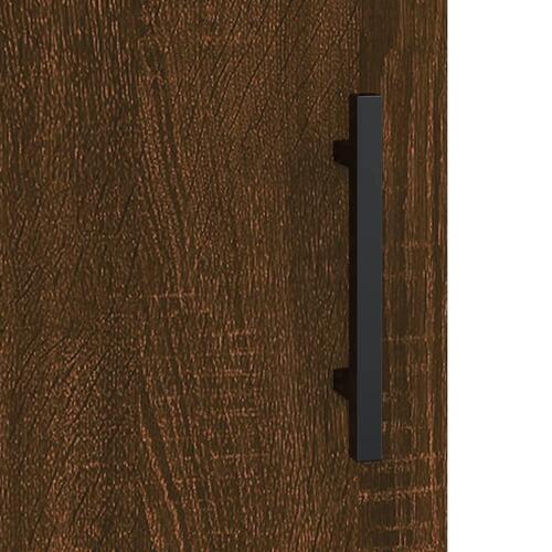 Skab 69,5x31x115 cm konstrueret træ brun sonoma-eg