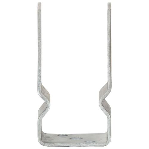 Jordankre 6 stk. 7x6x15 cm galvaniseret stål sølvfarvet