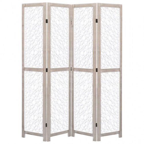 4-panels rumdeler 140 x 165 cm massivt træ hid