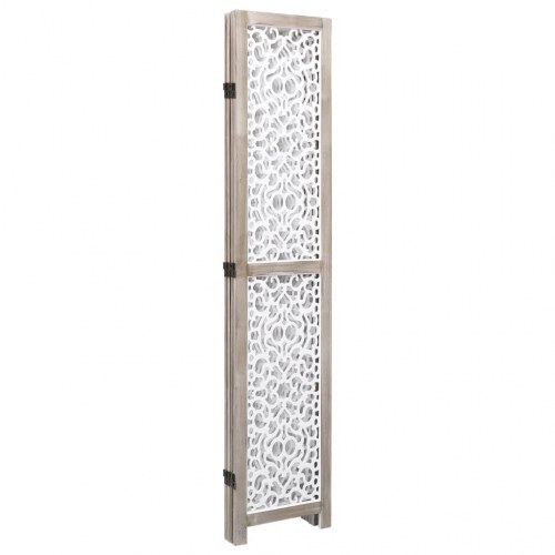 4-panels rumdeler 140 x 165 cm massivt træ hid