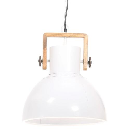 Industriel hængelampe 25 W rund 40 cm E27 hvid