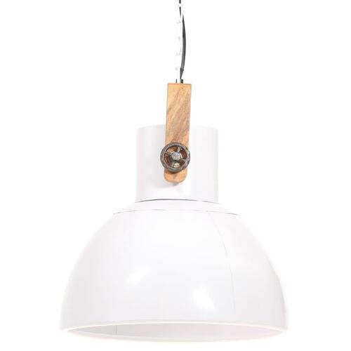 Industriel hængelampe 25 W rund 40 cm E27 hvid
