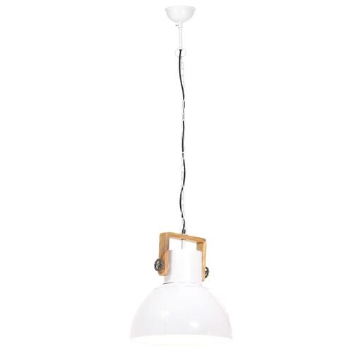 Industriel hængelampe 25 W rund 40 cm E27 hvid