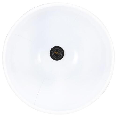 Industriel hængelampe 25 W rund 40 cm E27 hvid