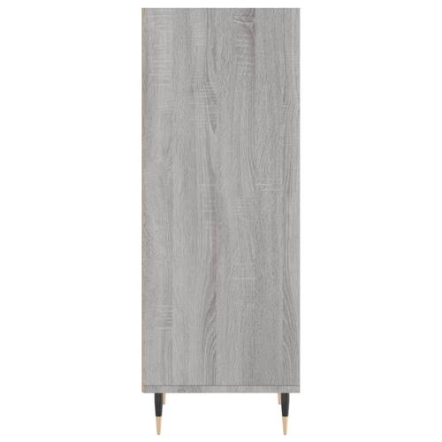 Skænk 34,5x32,5x90 cm konstrueret træ grå sonoma-eg