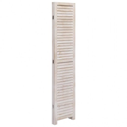 3-panels rumdeler 105 x 165 cm træ hvid
