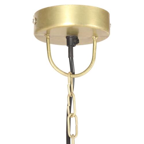 Industriel vintage hængelampe 25W rund 41 cm E27 messingfarvet