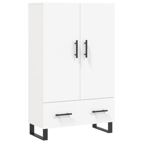 Skab 69,5x31x115 cm konstrueret træ hvid