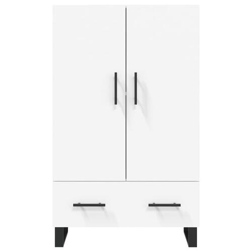 Skab 69,5x31x115 cm konstrueret træ hvid