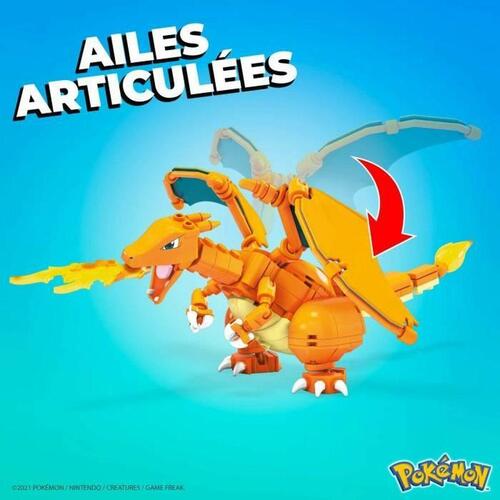 Konstruktionsspil Megablocks Charmander Charmilion Charizard Pokémon 300 Dele