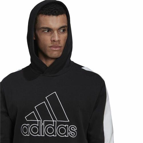 Hættetrøje til Mænd Adidas Future Icons Sort L
