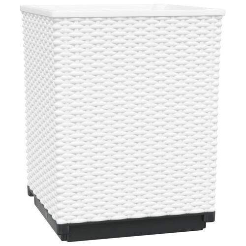 Plantekasser 2 stk. 30x30x37 cm polypropylen hvid