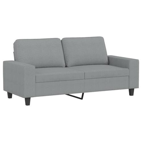 2 personers sofa stof lysegrå