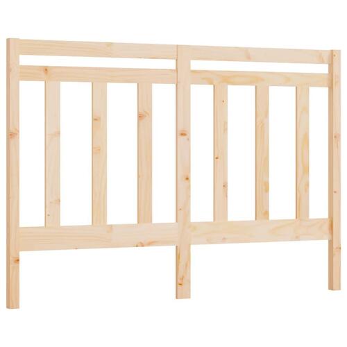 Sengegærde 126x4x100 cm massivt fyrretræ