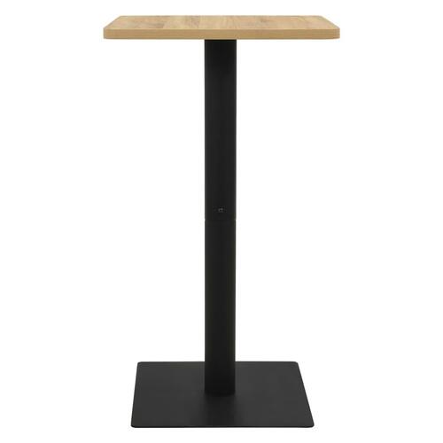 Bistrobord 60x60x107 cm egetræsfarve