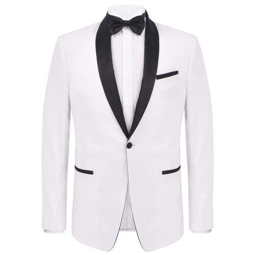 Smokingsæt/Black Tie middagssæt i to dele størrelse 48 hvid