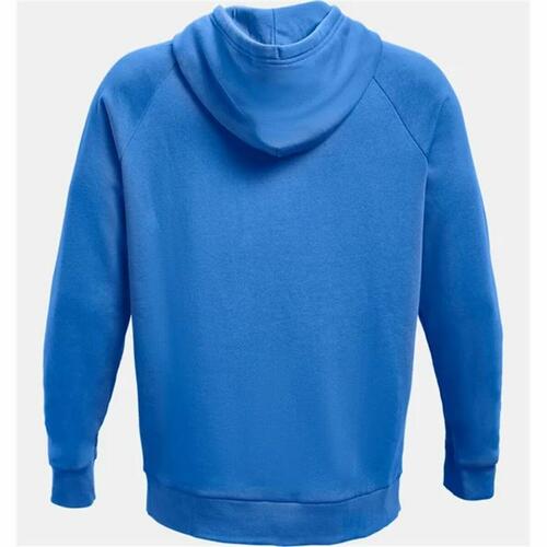 Hættetrøje til Mænd Under Armour Rival Big Logo Blå S