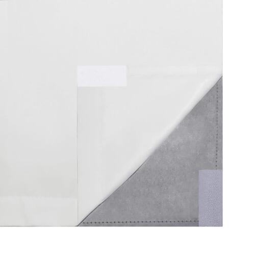 Lysdæmpende gardiner 2 stk. dobbelt stoflag 140x175 cm hvid