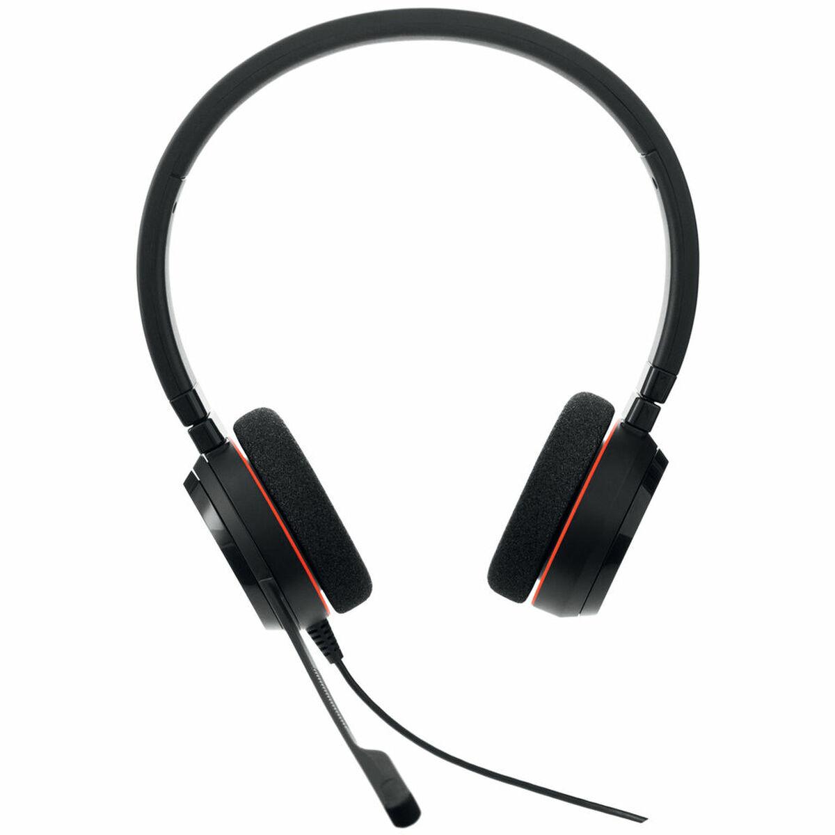 Hovedtelefoner med mikrofon Jabra EVOLVE 20 MS Sort