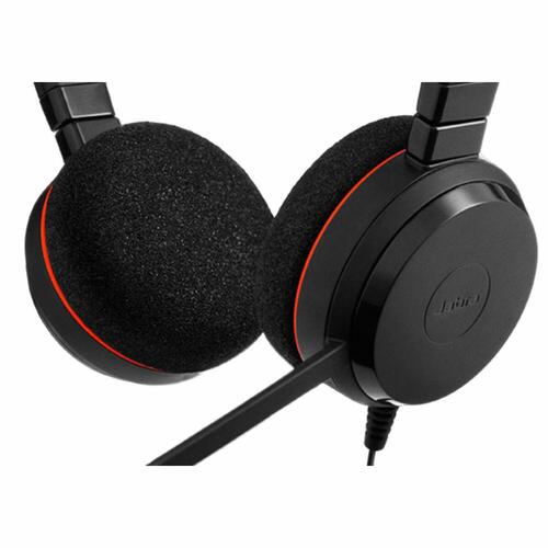 Hovedtelefoner med mikrofon Jabra EVOLVE 20 MS Sort