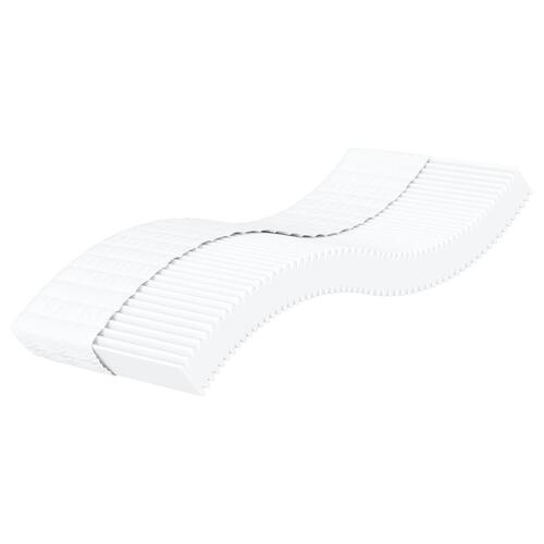 Daybed med madras 100x200 cm stof lysegrå