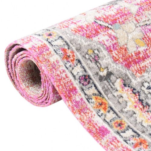 Fladvævet udendørstæppe 80x150 cm rød