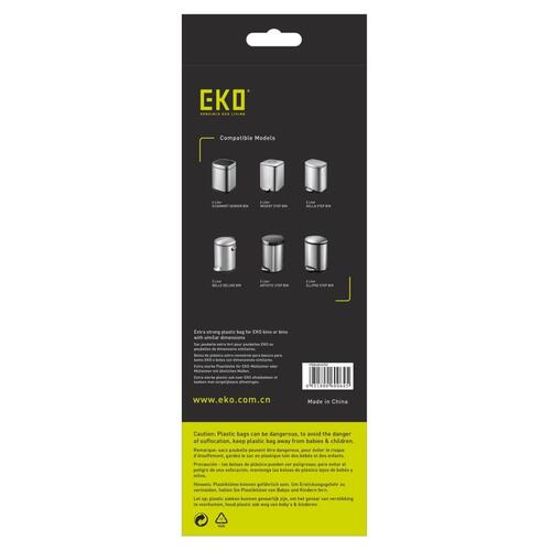 EKO affaldsposesæt A 3-6 l 24x30 stk. hvid