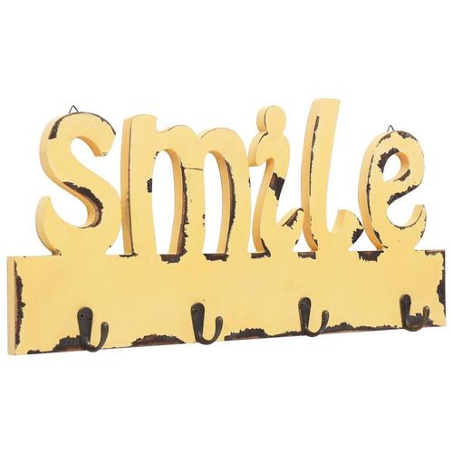 Vægmonteret knagerække SMILE 50 x 23 cm