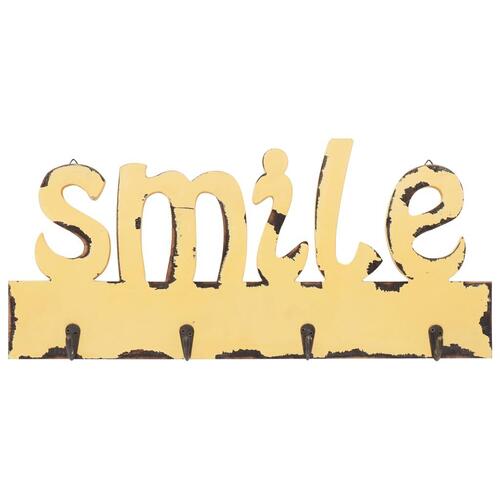 Vægmonteret knagerække SMILE 50 x 23 cm