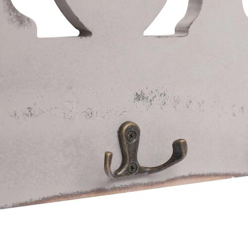 Vægophængt knagerække HOME 50 x 23 cm