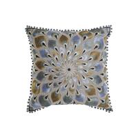 Pude Beige Blå (60 x 20 x 60 cm)