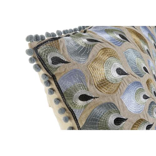 Pude Beige Blå (60 x 20 x 60 cm)