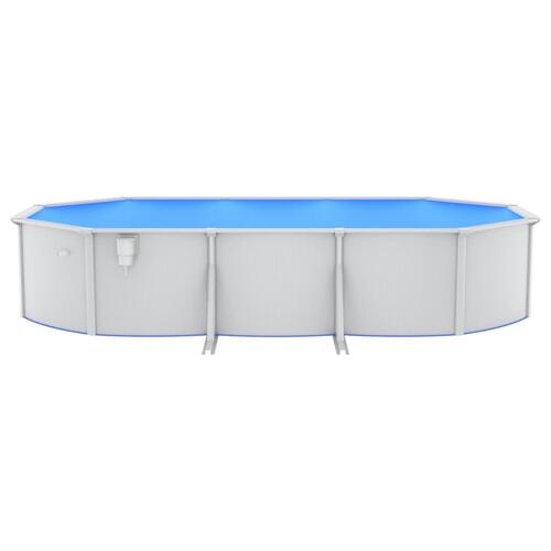 Swimmingpool med sandfilterpumpe 610x360x120 cm
